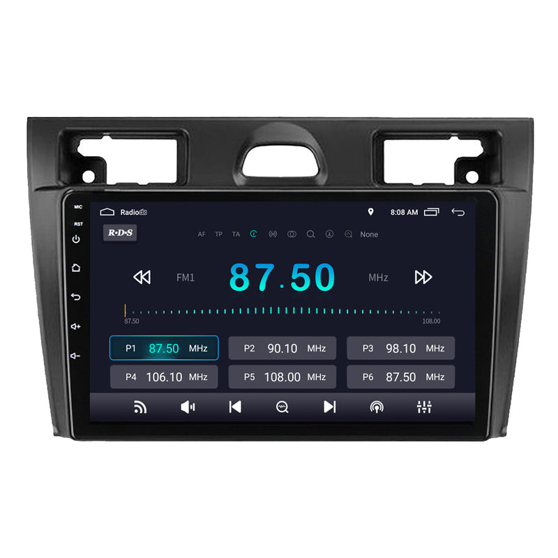 RoverOne Car Stereo Radio Bluetooth CarPlay GPS Navigation for Ford Fiesta Mk VI 5 Mk5 2002 - 2008