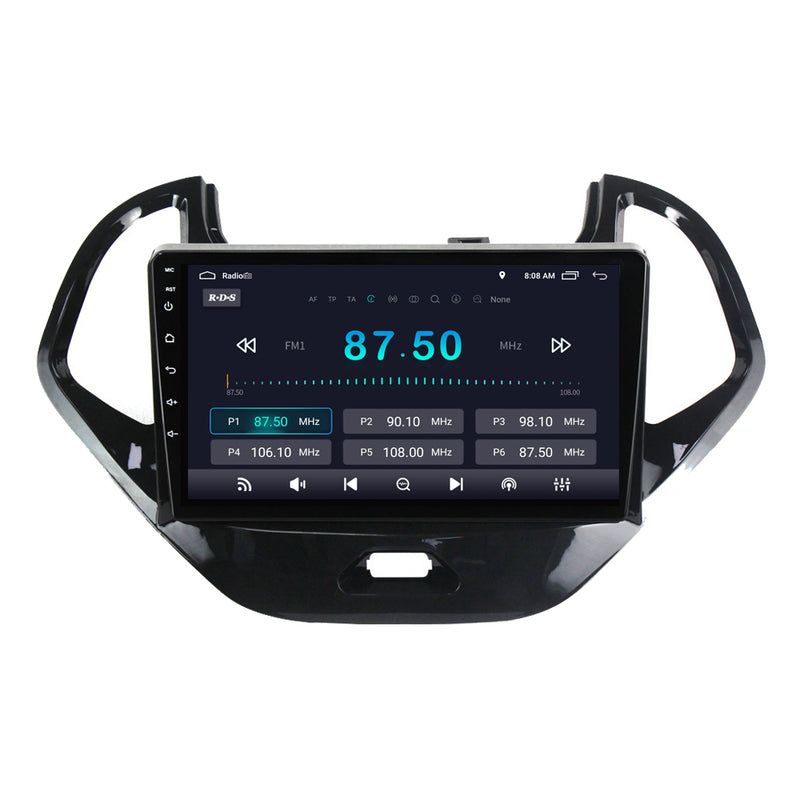 RoverOne Car Stereo Radio Bluetooth CarPlay GPS Navigation for Ford Figo 2015 - 2018