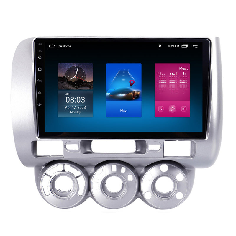 RoverOne Car Stereo Radio Bluetooth CarPlay GPS Navigation for Honda Jazz 1 GD 2001 - 2008 Fit 2001 - 2009