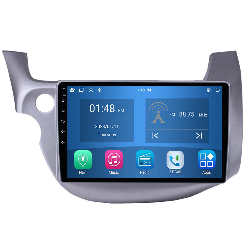 RoverOne Car Stereo Radio Bluetooth CarPlay GPS Navigation for Honda Jazz 2 GG 2008 - 2014 Fit 2 GE 2007 - 2014