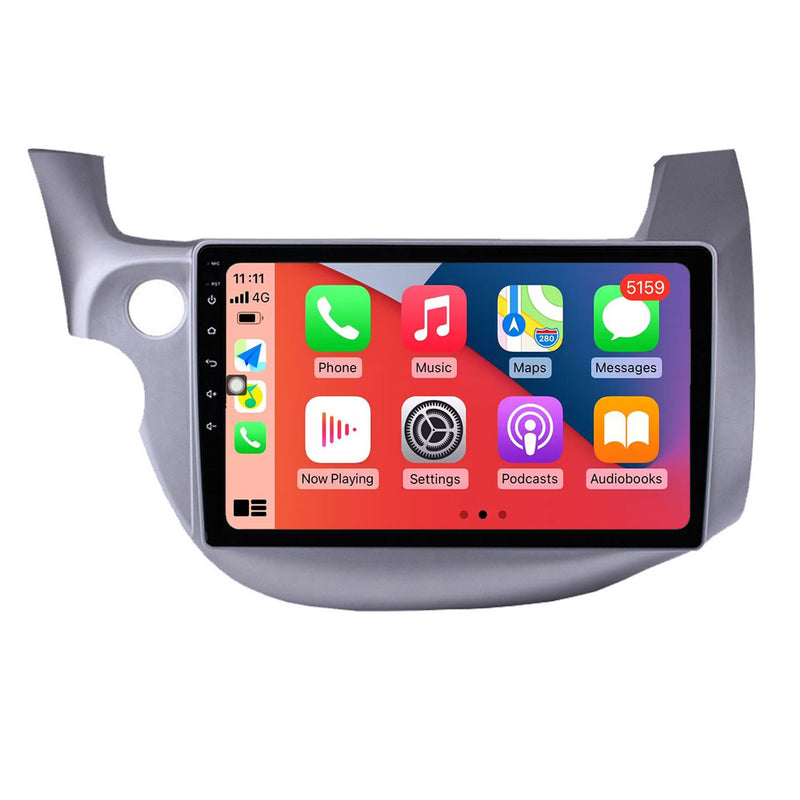 RoverOne Car Stereo Radio Bluetooth CarPlay GPS Navigation for Honda Jazz 2 GG 2008 - 2014 Fit 2 GE 2007 - 2014