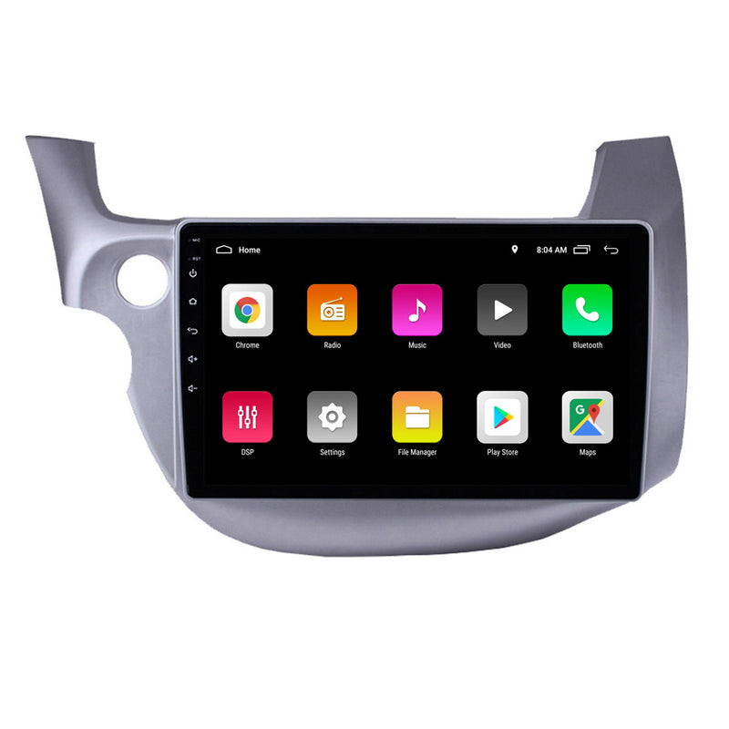 RoverOne Car Stereo Radio Bluetooth CarPlay GPS Navigation for Honda Jazz 2 GG 2008 - 2014 Fit 2 GE 2007 - 2014