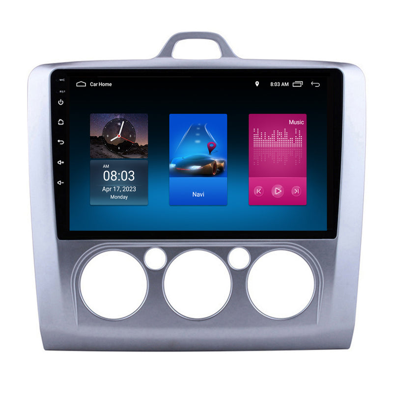 RoverOne Car Stereo Radio Bluetooth CarPlay GPS Navigation for Ford Focus 2 Mk 2 2004 - 2011 MT
