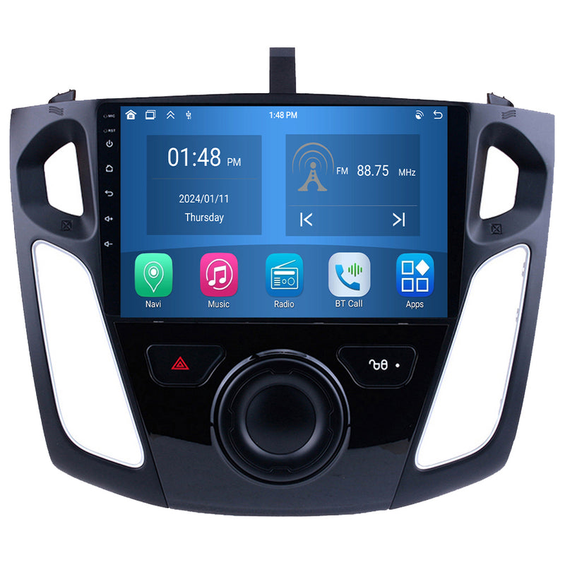 RoverOne Car Stereo Radio Bluetooth CarPlay GPS Navigation for Ford Focus 3 Mk 3 2011 - 2019