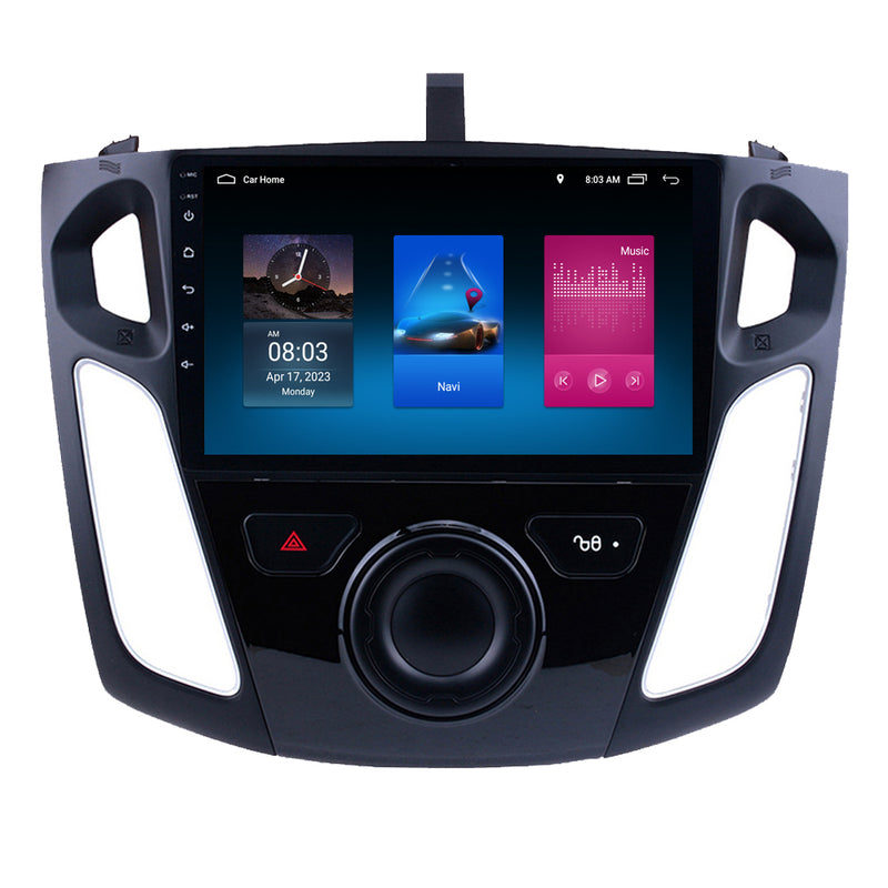 RoverOne Car Stereo Radio Bluetooth CarPlay GPS Navigation for Ford Focus 3 Mk 3 2011 - 2019
