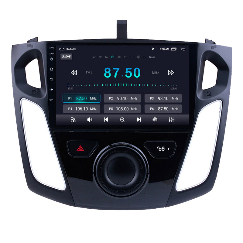 RoverOne Car Stereo Radio Bluetooth CarPlay GPS Navigation for Ford Focus 3 Mk 3 2011 - 2019