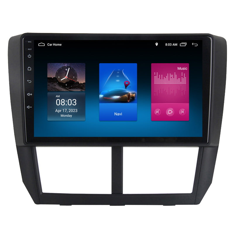 RoverOne Car Stereo Radio Bluetooth CarPlay GPS Navigation for Subaru Forester 3 SH 2007 - 2013 Impreza GH GE 2011