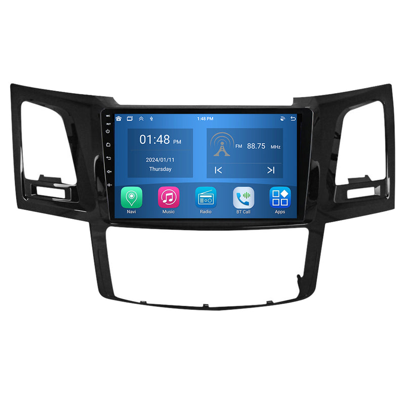 RoverOne Car Stereo Radio Bluetooth CarPlay GPS Navigation for Toyota Fortuner 1 AN50 AN60 Hilux Revo Vigo 2005 - 2014