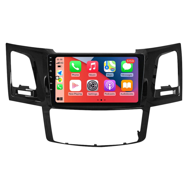RoverOne Car Stereo Radio Bluetooth CarPlay GPS Navigation for Toyota Fortuner 1 AN50 AN60 Hilux Revo Vigo 2005 - 2014