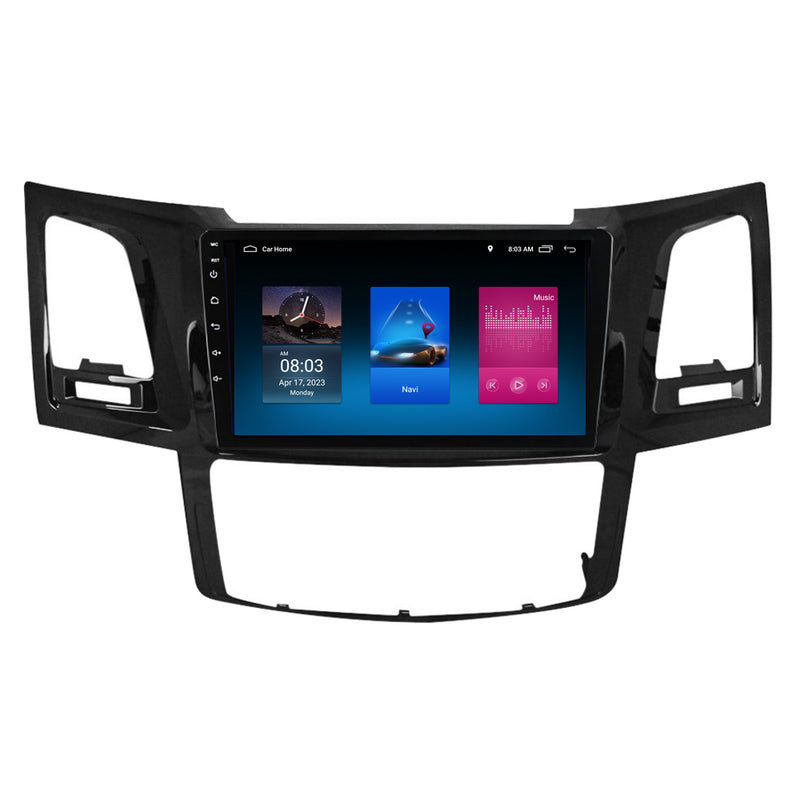 RoverOne Car Stereo Radio Bluetooth CarPlay GPS Navigation for Toyota Fortuner 1 AN50 AN60 Hilux Revo Vigo 2005 - 2014