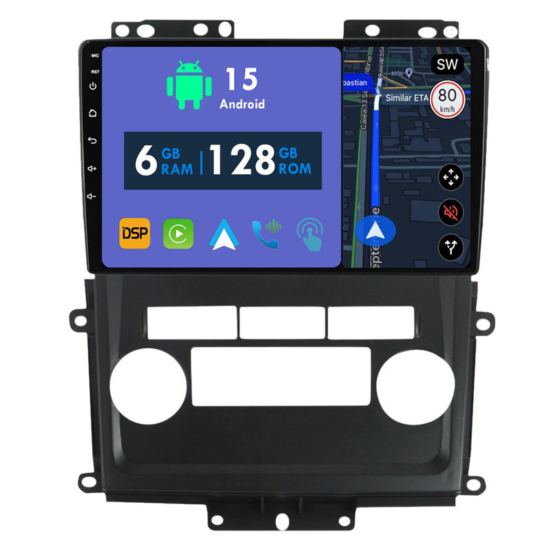 RoverOne Car Stereo Radio Bluetooth CarPlay GPS Navigation for Nissan Frontier 2009 - 2012 Xterra 2 N50 2008 - 2015