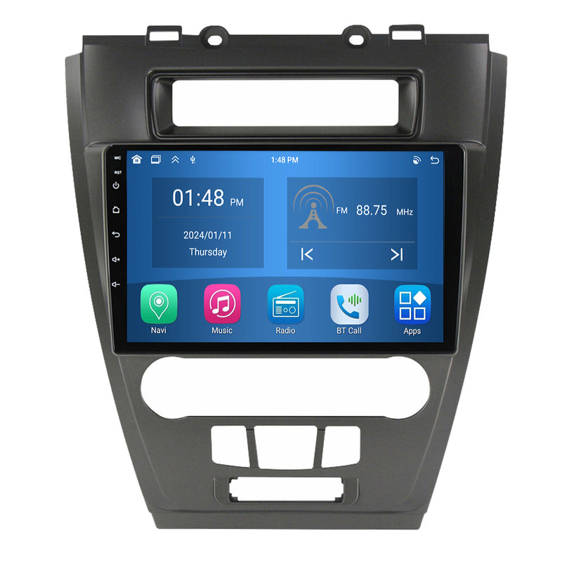RoverOne Car Stereo Radio Bluetooth CarPlay GPS Navigation for Ford Fusion Mondeo Mustang 2009 - 2012
