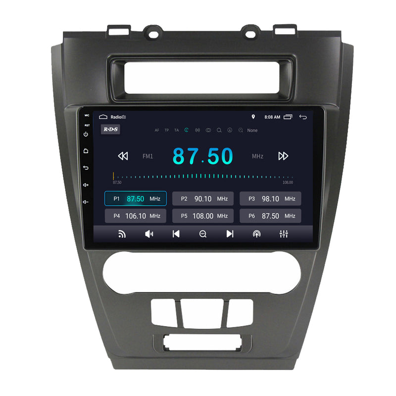 RoverOne Car Stereo Radio Bluetooth CarPlay GPS Navigation for Ford Fusion Mondeo Mustang 2009 - 2012