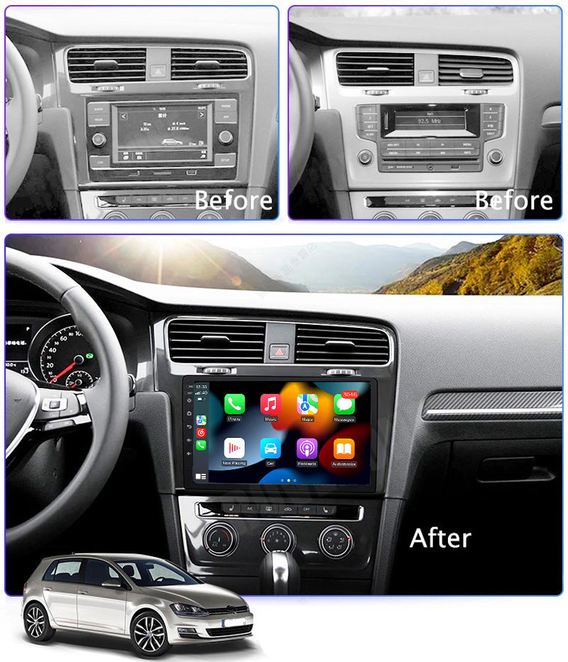 RoverOne Car Stereo Radio Bluetooth CarPlay GPS Navigation for Volkswagen Golf 7 2012 - 2020