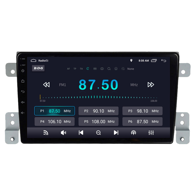 RoverOne Car Stereo Radio Bluetooth CarPlay GPS Navigation for Suzuki Grand Vitara 3 2005 - 2015