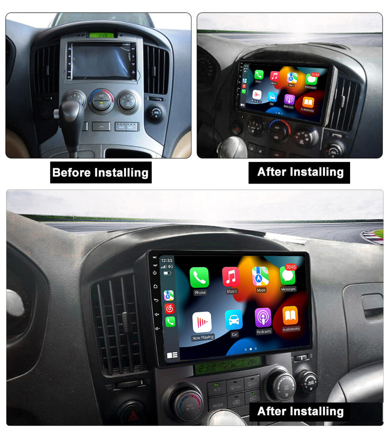 RoverOne Car Stereo Radio Bluetooth CarPlay GPS Navigation for Hyundai H1 II 2 TQ 2007 - 2015
