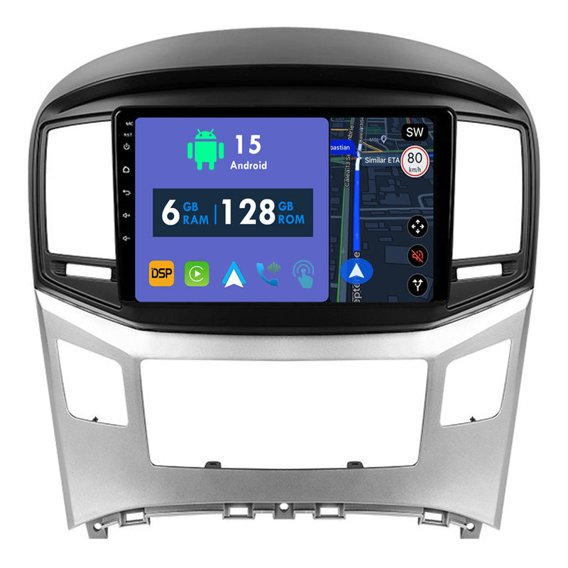 RoverOne Car Stereo Radio Bluetooth CarPlay GPS Navigation for Hyundai H1 II 2 TQ 2015 - 2021