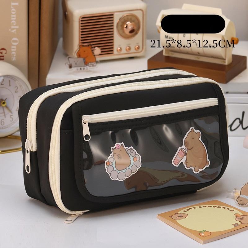 New Dolphin Pencil Case Large Capacity Pencil Box for Junior High School Children Boys and Girls
