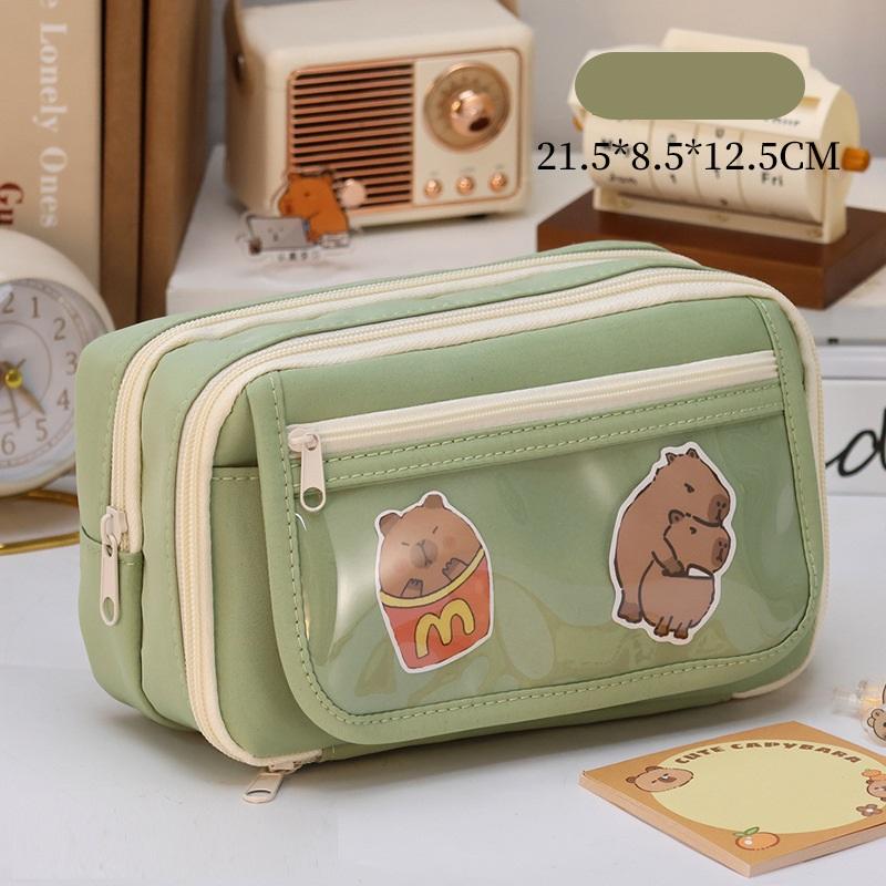 New Dolphin Pencil Case Large Capacity Pencil Box for Junior High School Children Boys and Girls