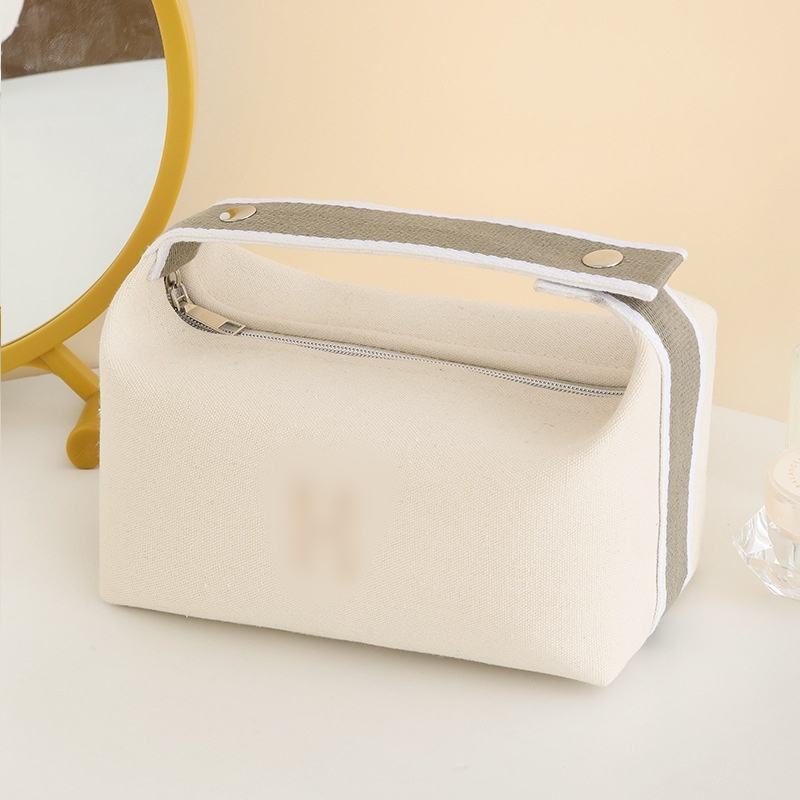 Canvas Cosmetic Cases Makeup Bag Toiletry Wash Bag Beauty Skincare Make up Pouch Bolsa Cosmetiquera