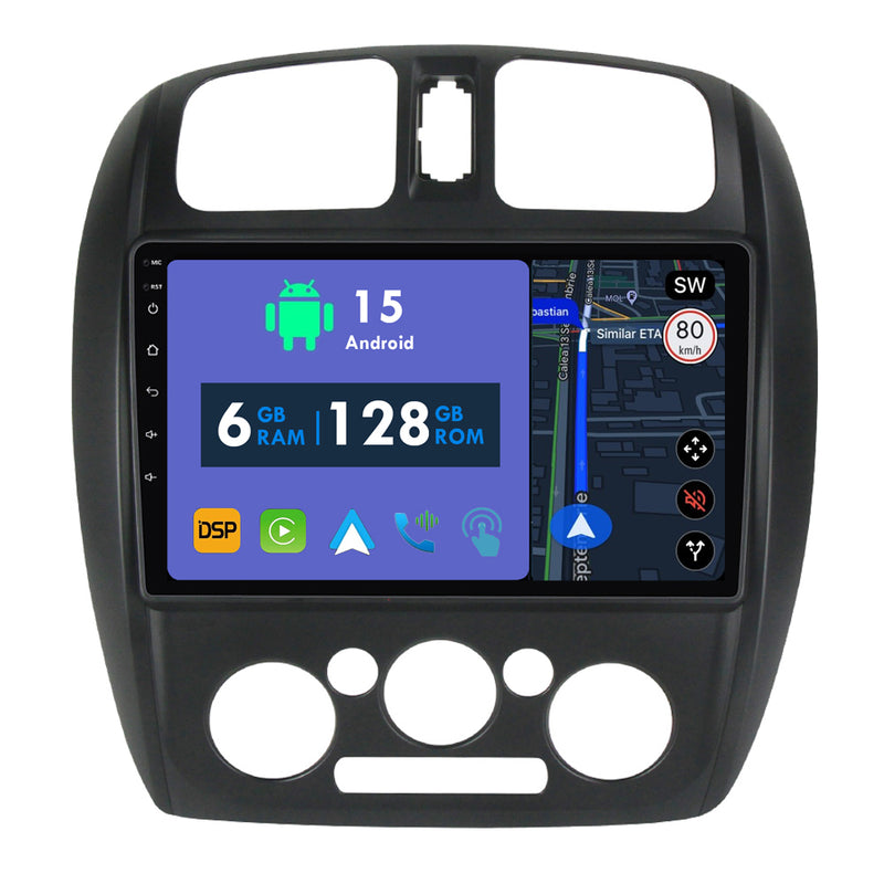 RoverOne Car Stereo Radio Bluetooth CarPlay GPS Navigation for Mazda 323 BJ 2000 - 2003