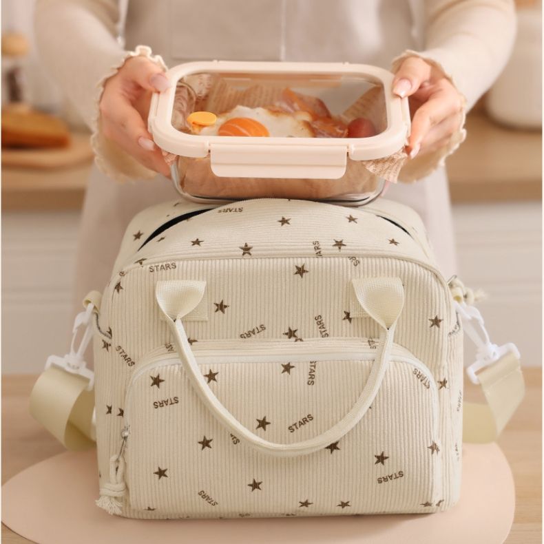 Lunch Bag Leopard Print Waterproof Eco-friendly Fashionable Cooler Bag