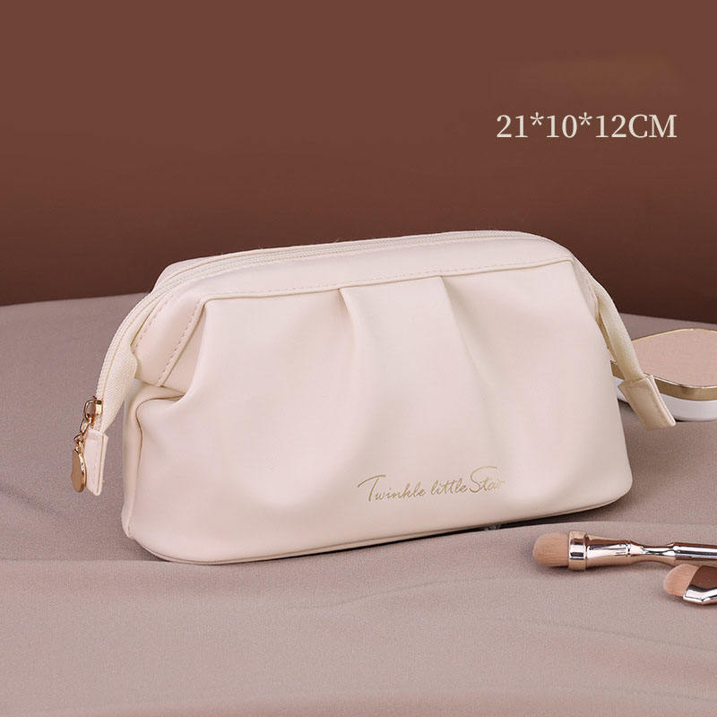PU Womans Waterproof Multifunctional Storage Pouch Advanced Large Capacity Pouch Elegant Fashionable Hand Pouch