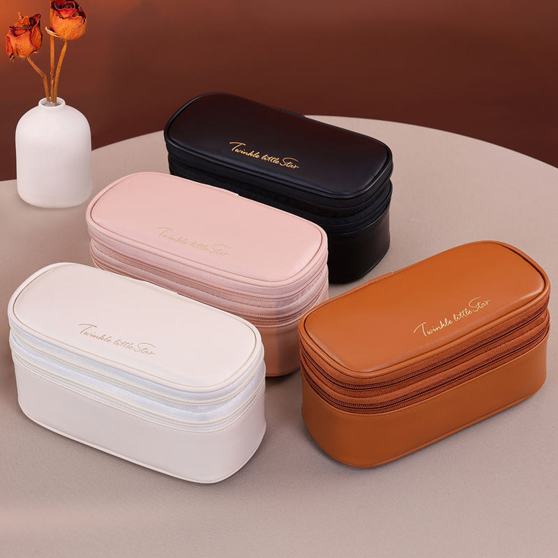 Water Resistant Portable Travel Cosmetic Organizer Case