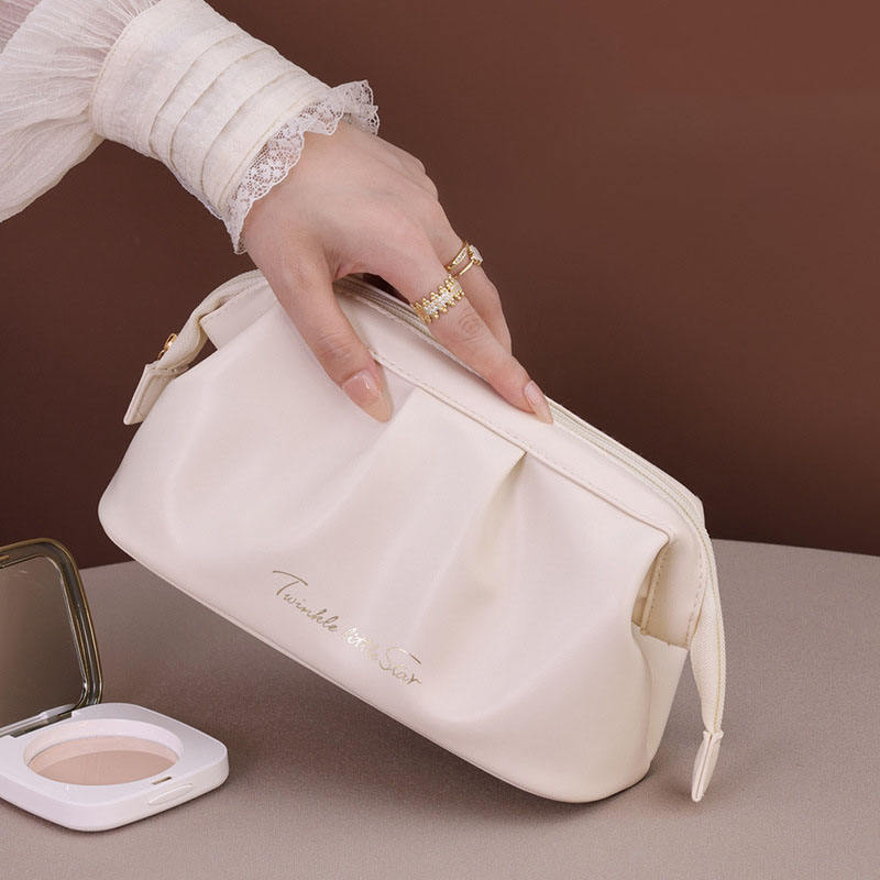 PU Womans Waterproof Multifunctional Storage Pouch Advanced Large Capacity Pouch Elegant Fashionable Hand Pouch
