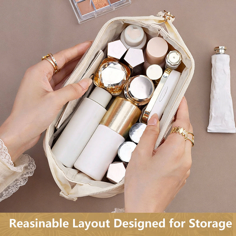 PU Womans Waterproof Multifunctional Storage Pouch Advanced Large Capacity Pouch Elegant Fashionable Hand Pouch