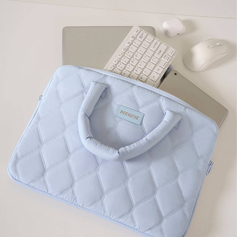 New Lightweight Puffy Laptop Briefcase MKW4361