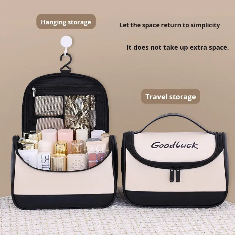 Waterproof Makeup Bag Travel Bag Multipurpose Cosmetic Pouch Toiletry Bag for Hair Accessories Traveling Business Trip Woman