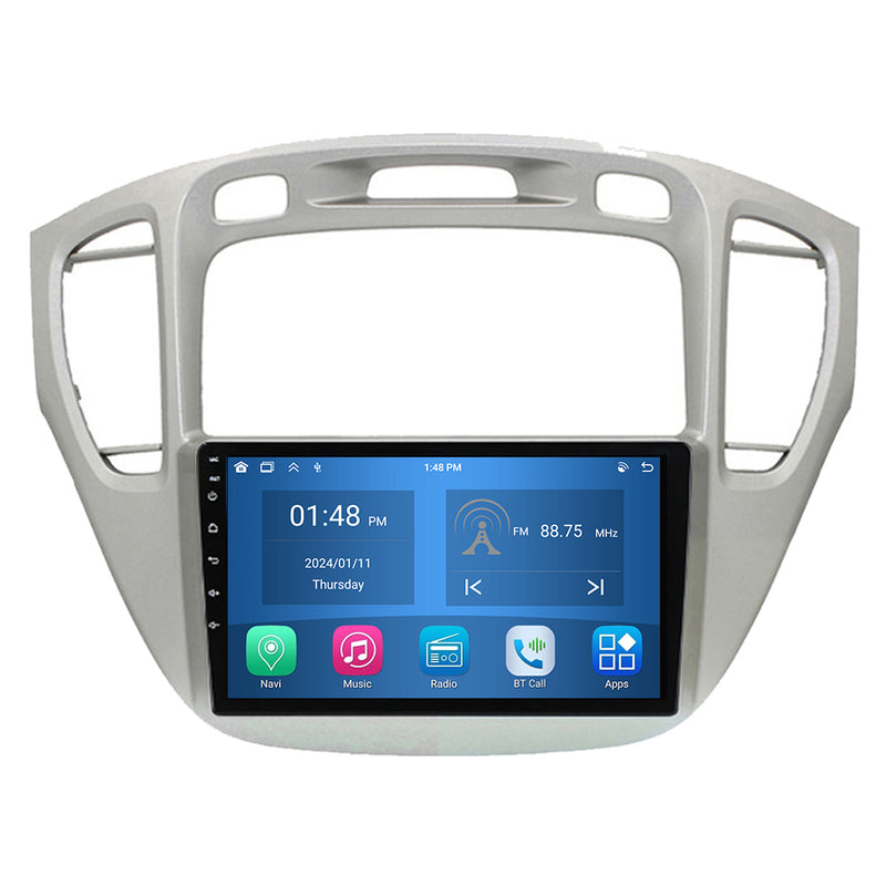 RoverOne Car Stereo Radio Bluetooth CarPlay GPS Navigation for Toyota Highlander 1 XU20 2001 - 2007
