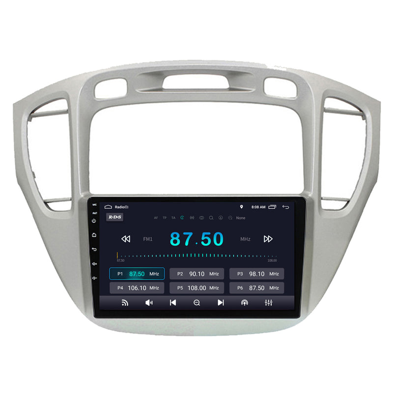 RoverOne Car Stereo Radio Bluetooth CarPlay GPS Navigation for Toyota Highlander 1 XU20 2001 - 2007