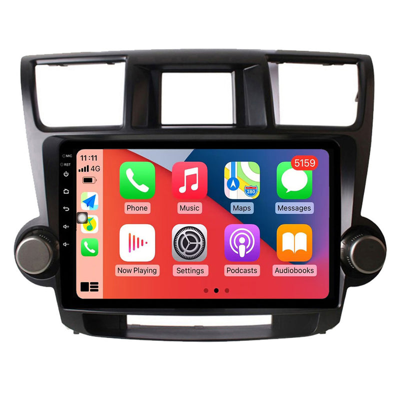 RoverOne Car Stereo Radio Bluetooth CarPlay GPS Navigation for Toyota Highlander 2 XU40 2007 - 2013