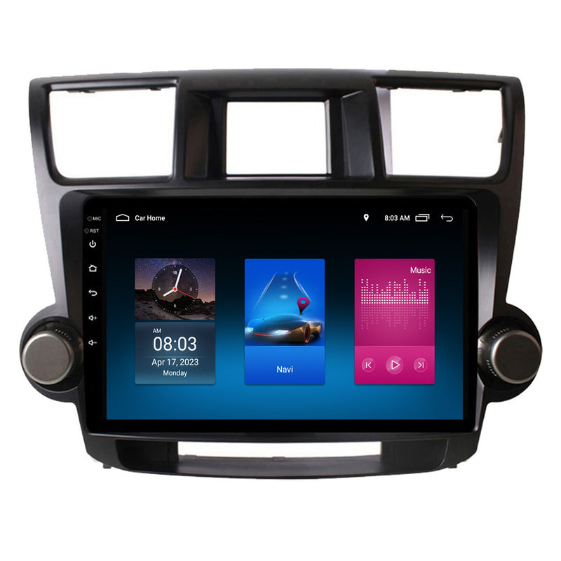 RoverOne Car Stereo Radio Bluetooth CarPlay GPS Navigation for Toyota Highlander 2 XU40 2007 - 2013