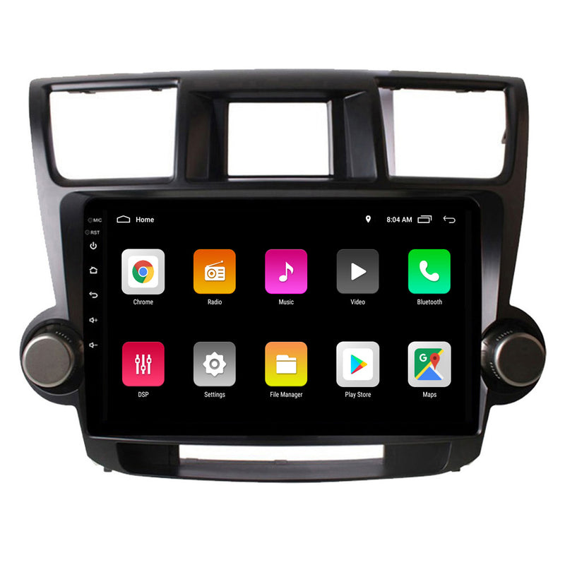 RoverOne Car Stereo Radio Bluetooth CarPlay GPS Navigation for Toyota Highlander 2 XU40 2007 - 2013
