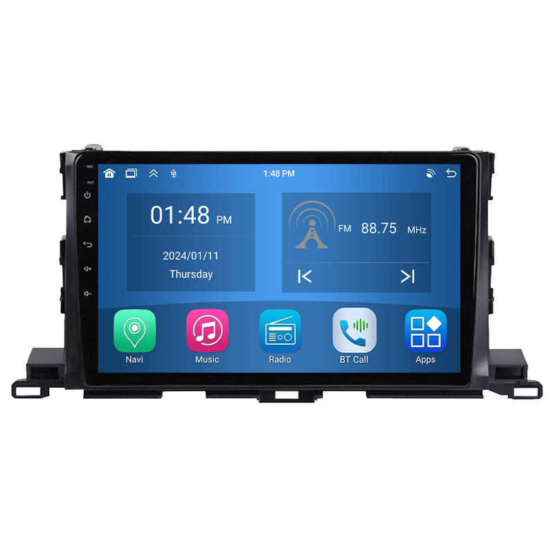 RoverOne Car Stereo Radio Bluetooth CarPlay GPS Navigation for Toyota Highlander 3 XU50 2013 - 2018