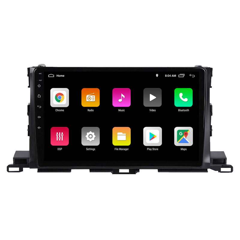 RoverOne Car Stereo Radio Bluetooth CarPlay GPS Navigation for Toyota Highlander 3 XU50 2013 - 2018