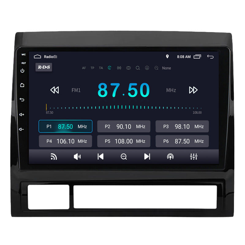 RoverOne Car Stereo Radio Bluetooth CarPlay GPS Navigation for Toyota Tacoma 2 N200 Hilux 2005 - 2015