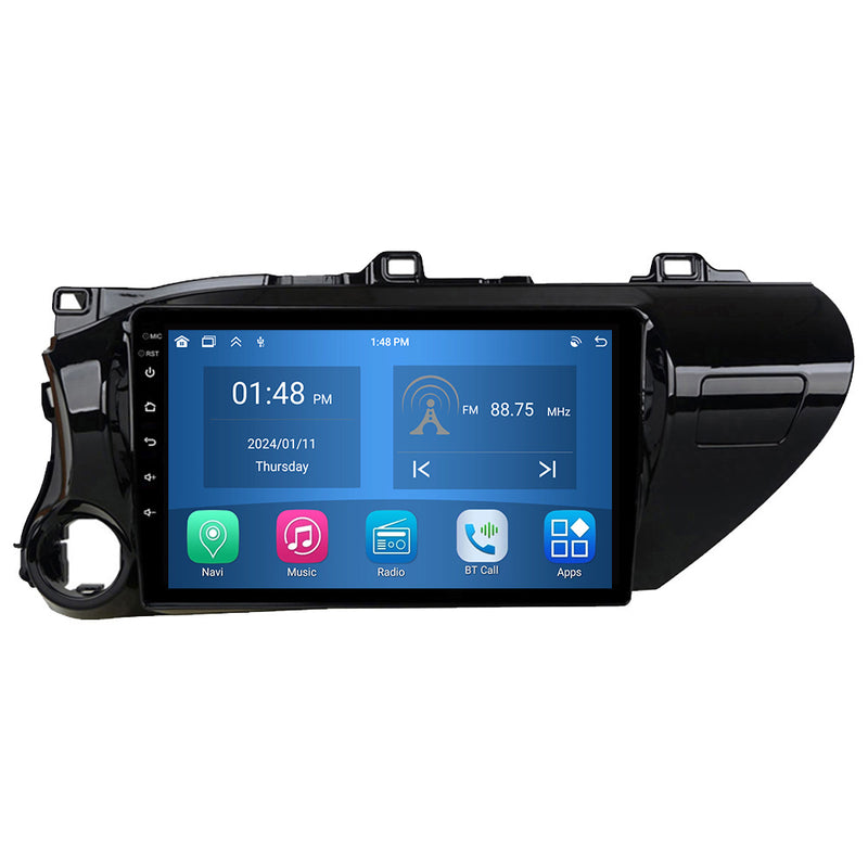 RoverOne Car Stereo Radio Bluetooth CarPlay GPS Navigation for Toyota Hilux Pick Up AN120 2015 - 2020