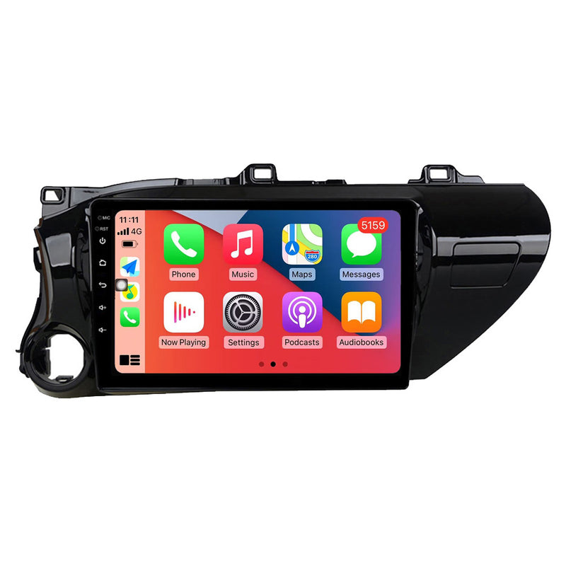 RoverOne Car Stereo Radio Bluetooth CarPlay GPS Navigation for Toyota Hilux Pick Up AN120 2015 - 2020