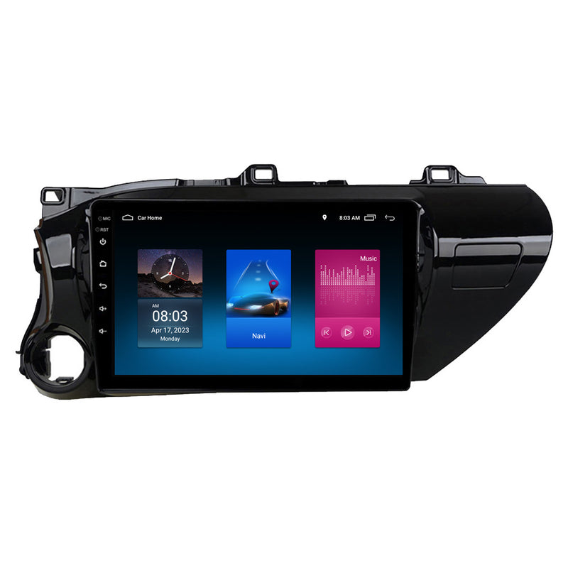 RoverOne Car Stereo Radio Bluetooth CarPlay GPS Navigation for Toyota Hilux Pick Up AN120 2015 - 2020