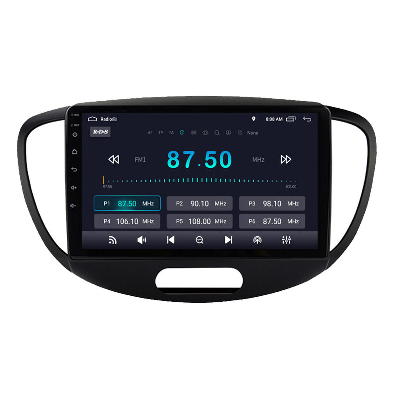 RoverOne Car Stereo Radio Bluetooth CarPlay GPS Navigation for Hyundai i10 2007 - 2013