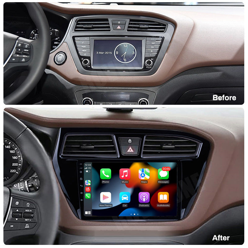 RoverOne Car Stereo Radio Bluetooth CarPlay GPS Navigation for Hyundai i20 2 II GB 2014 - 2018