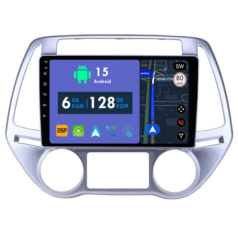 RoverOne Car Stereo Radio Bluetooth CarPlay GPS Navigation for Hyundai H1 II 2 TQ 2007 - 2015