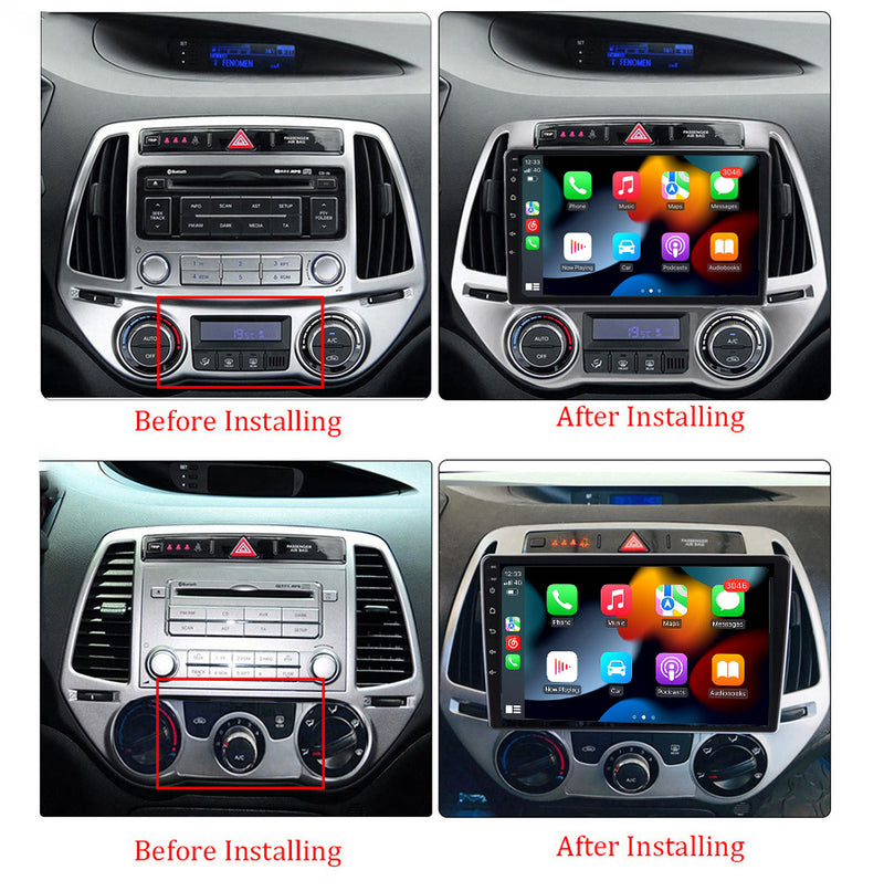 RoverOne Car Stereo Radio Bluetooth CarPlay GPS Navigation for Hyundai H1 II 2 TQ 2007 - 2015
