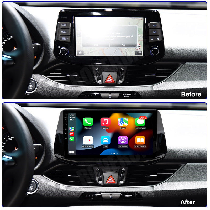RoverOne Car Stereo Radio Bluetooth CarPlay GPS Navigation for Hyundai i30 2017 2018