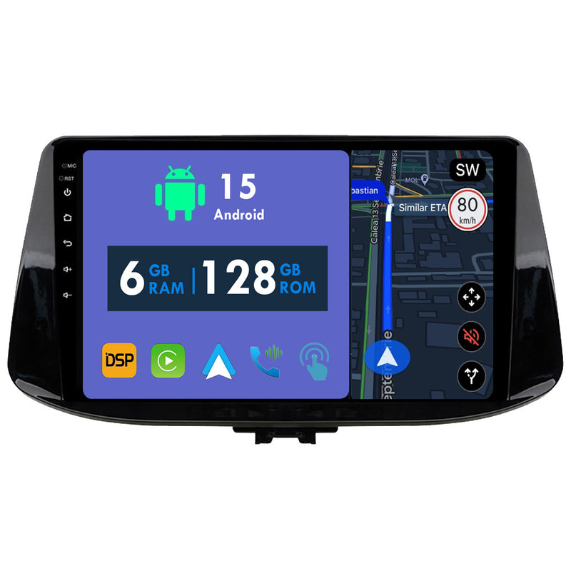 RoverOne Car Stereo Radio Bluetooth CarPlay GPS Navigation for Hyundai i30 2017 2018
