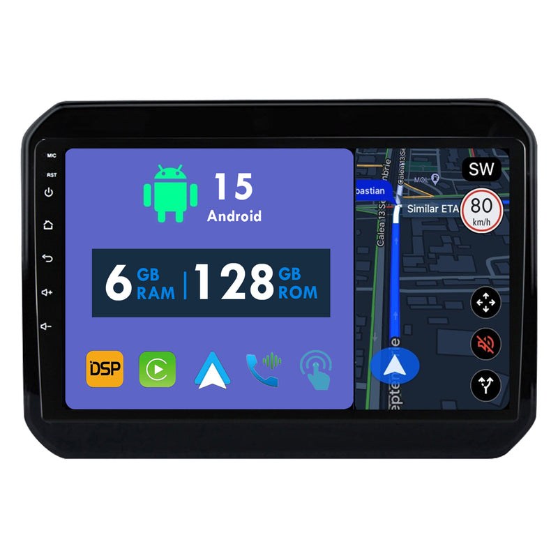 RoverOne Car Stereo Radio Bluetooth CarPlay GPS Navigation for Suzuki Ignis 2016 - 2020